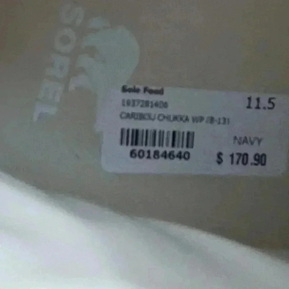 NWT SOREL Caribou Mod Chukka Mens Navy Boots Size 11.5 main image 5